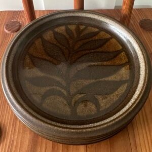 Set of 4 Mikasa Ultima Plus Cloisonne Salad Plates F2003 Japan Vintage Retro